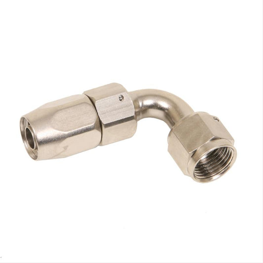 Koppling AN-8 90° Nickel